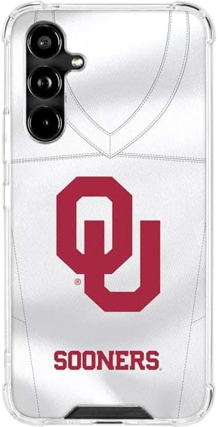 Skinit Clear Phone Case Compatible with Galaxy A54 5G - Officially Licensed University of Oklahoma Sooners Black Design