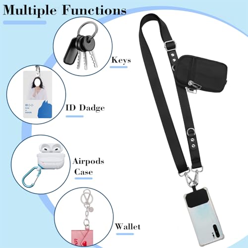 Cordón de muñeca para teléfono celular Long Keeper ideal para viajar y pasear sin manos 4