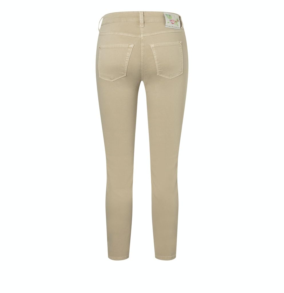 Mac - Damen 5-Pocket Jeans, Dream Summer (5492-90-0351L) | Hochelastischer Light-Denim. Straight Fit. Schmales, gerades Bein. Verkürzte Länge. Schlitz-Detail am Saum. Normale Leibhöhe.