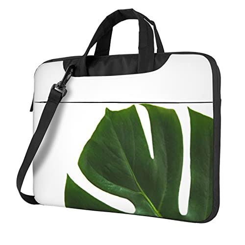 Sacoche ordinateur 13 à 15.6 pouces BONDIJ Green Leaf à bandoulière