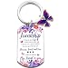Uerifr Long Distance Friendship Gifts For Women Best Friend Keychain Gift Ideas Cute Butterfly Keychain Purple Gifts For Best Friend Birthday Easter Stuff Gift For Sister Bestie Bff Girls