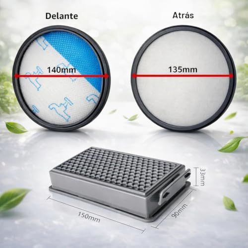 Miniatura 2 de Juego De Filtros Rowenta Compact Power Xxl Zr780000 Filtro De Repuesto Compatible Con Ro4811ea Ro4823ea Ro4853ea Ro4881ea Hepa Prefiltro Set Lavable Y Duradero M M Smartek