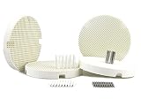 4 Dental Lab Porcelain Honeycomb Firing Trays with 20 Zirconia and 20 Stainless Steel Pins