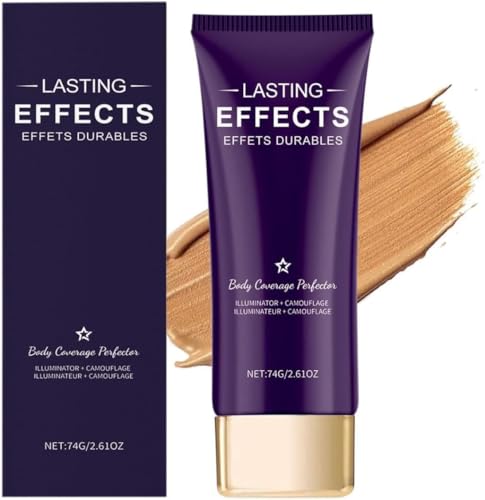 Beauty Body Coverage Body Concealer, 2-In-1 Camouflage And Illuminator, All Over Complexion Perfector, Long-Lasting Natural-Looking Skin Gloss Body Co