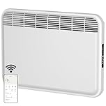 MYLEK WiFi Electric Panel Heater Radiator 1000W – Smart Wall Mounted or Freestanding Heater with App Control, Digital Thermostat, 24/7 Or Countdown Timer, Eco Mode, Lot 20 Compliant (1000W)