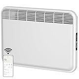 MYLEK WiFi Electric Panel Heater Radiator 1000W – Smart Wall Mounted or Freestanding Heater with App Control, Digital Thermostat, 24/7 Or Countdown Timer, Eco Mode, Lot 20 Compliant (1000W)