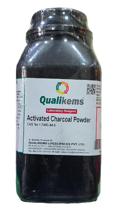 QUALIKEMS Charcoal Activated Powder (250GM) Lab use only-image-5