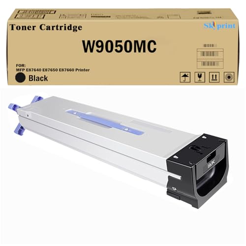 W9050MC Black Toner Cartridge Compatible with HP W9050MC Toner for HP Color Managed MFP E87640Z E87650Z E87660Z Printer Cartridge