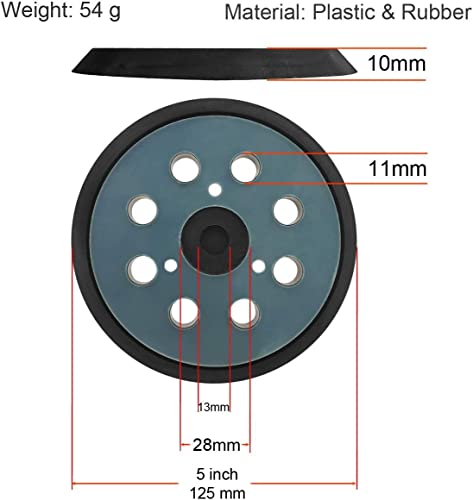 5 Inch 8-Hole Hook And Loop Sander Pads Replacement Sanding Pads For Dewalt Dw420, Dw421, Dw423, Dw426, D26451, D26453 Orbital Sander… #TOP1