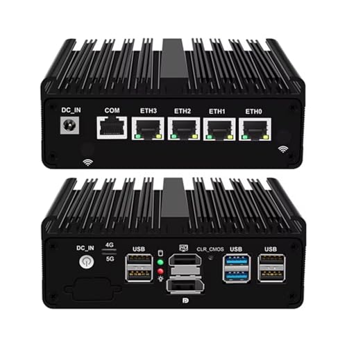 Image of Firewall Micro Appliance N150(Upgraded N100, 4C /4T),4Xi226-V 2.5G Fanless Mini PC,6*USB,1*HDMI,1*DP 1*RJ45 COM,Small Desktop PC Computer for Industrial Business Office No Ram No Storage