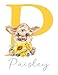 Pixie Paper Personalized Highland Cow Sunflower Baby Girl Nursery Farmhouse Decor Unframed Print - Baby Name Letter Initial Monogram