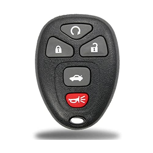 1x New Replacement Keyless Entry Remote Control Key Fob Compatible with & Fits for GM Chevy 22733524