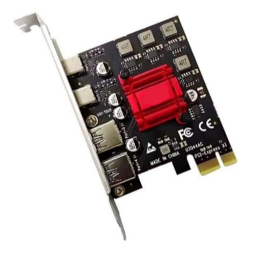Adaptador de tarjeta de expansión PCIe con conectores USB 3.2 Gen1 6