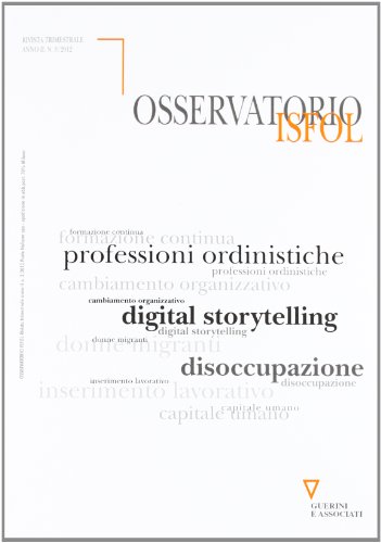 Osservatorio Isfol (2012): 3 Osservatorio Isfol (2012): 3