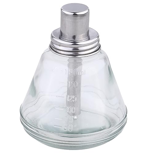 DEARMAMY 1 Pieza Botella de alcohol de vidrio espesado sin contacto tamaño botellas todo subbotella para botella limpiadora