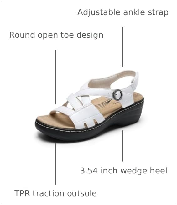 Image of DREAM PAIRS Women's Espadrilles Wedge Sandals for Women