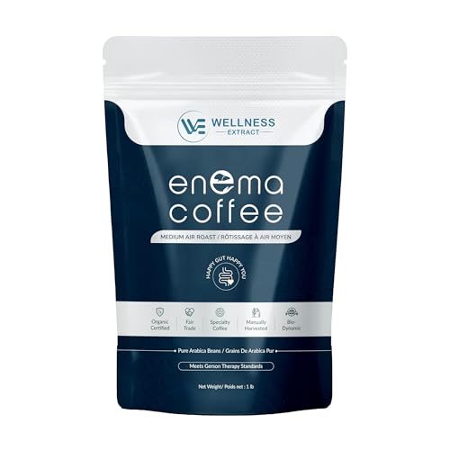 Wellness Extract Organic Coffee Enema, 100% Pure Arabica Beans, Mold-Free