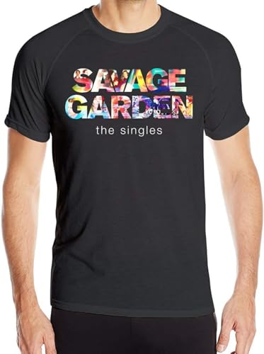Photo de Men's Savage Garden The Singles Quick Drying Outdoor Sports Short Sleeve Athletic Tee Manches Courtes(Medium)