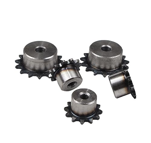 Bevel Gear Pinion Hardware Mechanical 1pcs Steel 05B Chain Drive Sprocket 10-28 Tooth Roller Chain Gear Pitch 8mm Industrial Sprocket Wheel(17Teeth)