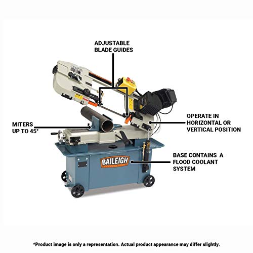 Baileigh BS-712M Metal-Cutting Band Saw