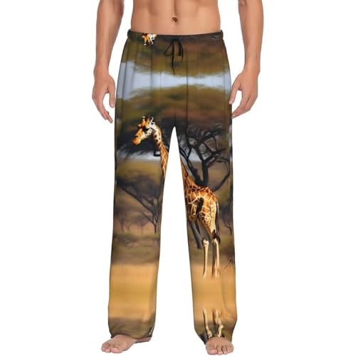 Pantalon de pyjama pour homme avec poches coupe ample XXL pour homme grand et grand
