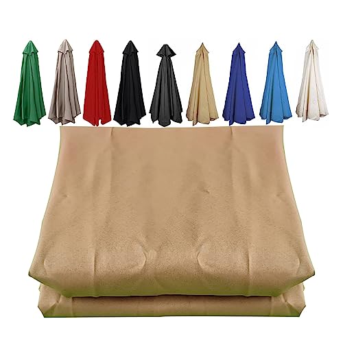 Toile de rechange pour parasol 6 bras anti UV haute densité durable