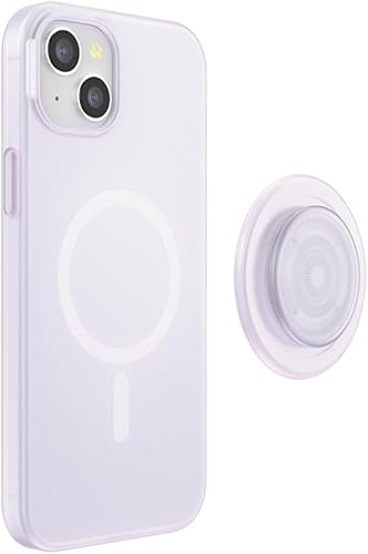Miniatura 4 de PopSockets Funda para iPhone 15 Plus con agarre redondo para teléfono compatible con MagSafe, funda para iPhone 15 Plus, compatible con carga