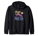 Cousin Cruise 2024 Making Memories Cruising Trip Tie Dye Zip Hoodie