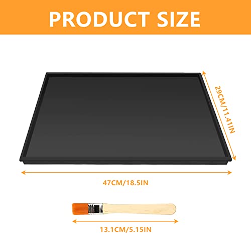 Miniatura 2 de Alfombrilla Silicona Máquina Café, Alfombrilla A Prueba Fugas: Nizirioo 48 X 30 Cm, Alfombrilla Silicona Debajo La Cafetera, Alfombrilla Antideslizante Para Cafetera, Máquina Café, Accesorios Barista