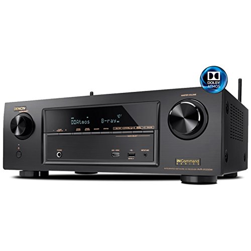 Image of DENON AVR-X1200W 7.2-CH NETWORK AV RECEIVER WITH DOLBY ATMOS, WI-FI, AIRPLAY, BLUETOOTH, 4K & 3D PASS-THROUGH