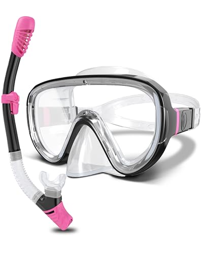G2RISE Schnorchelset Erwachsene, Taucherbrille Erwachsene, Taucherbrille mit Schnorchel mit Gehärteten Glaslinsen & Verbesserter Verstellbarer Schnalle für Schnorcheln, Tauchen, Schwimmen G2RISE Schnorchelset Erwachsene, Taucherbrille Erwachsene, Taucherbrille mit Schnorchel mit Gehärteten Glaslinsen & Verbesserter Verstellbarer Schnalle für Schnorcheln, Tauchen, Schwimmen