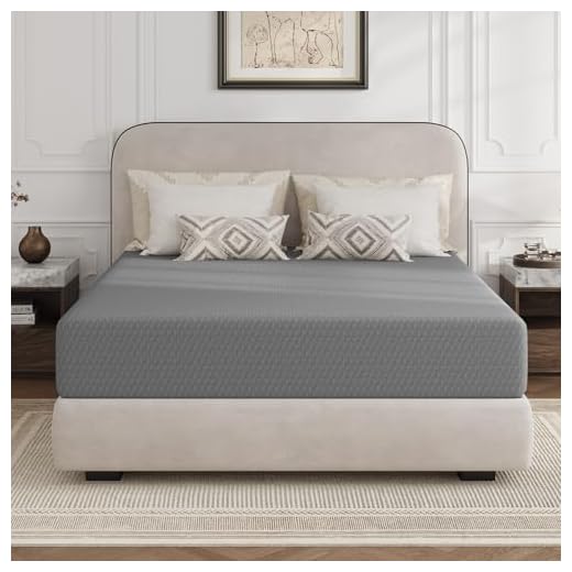 Novilla Queen Size Mattress, 10 Inch Gel Memory Foam Mattress Queen Size with Thermally Balanced Foam Core, Foam Mattresses for Cool Night Sleep & Pressure Relief, Enhanced Support & Breathability