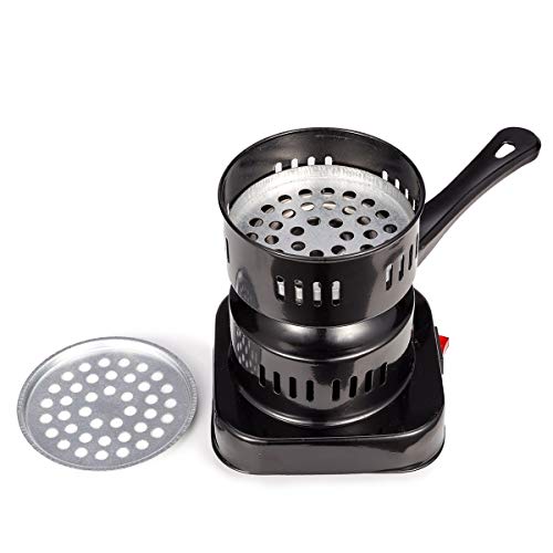 Elektrischer Kohleanzünder/Electric coal lighter: Shisha Kohle Grill mit 600W Heizplatte, Brenner, E-Heater… – Bild 5