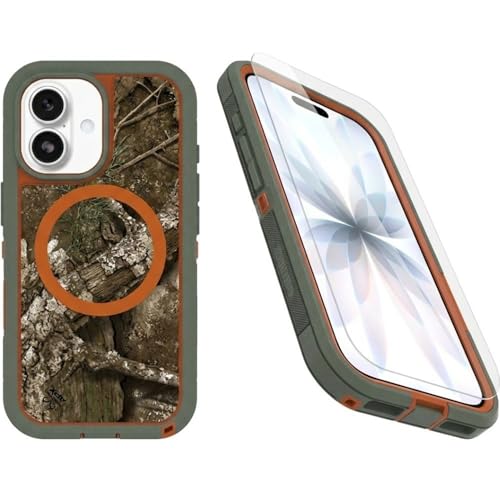 OtterBox iPhone 17 (�̂�)�o���h��:�f�B�t�F���_�[�V���[�YXT�P�[�X&�X�N���[���v���e�N�^�[-Realtree APX(����)-MagSafe�ɃX�i�b�v-�^�t-���őϋv��