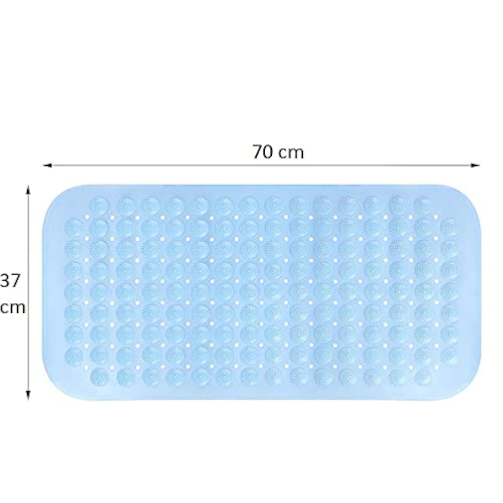 Non-Slip Bathroom Shower Mat with Suction Cups