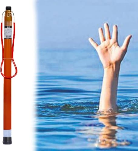 Crochet de sécurité pour piscine permettant de récupérer les personnes flottantes avec perche