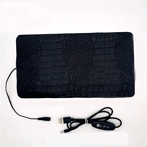 Almohadilla de Calefacción para Mascotas, Almohadilla Térmica USB con 3 niveles de Control Temperatura Ajustable, Manta Termica Reptiles, Almohadilla Calefactora para Perros, Gatos y Reptiles Cover