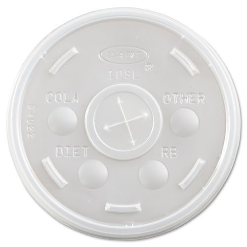 Dart Container Translucent Tall Conex Plastic lids, 16 Ounce -- 1000 per case.