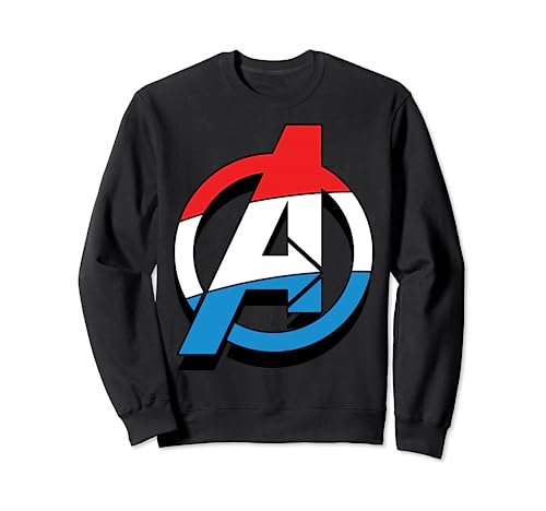 Sweatshirt Avengers Marvel logo patriotique le cadeau parfait pour passionné de comics