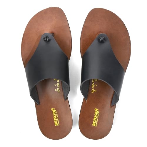 Image of Aerosoft Flat Sandals For Women - Walking Summer Vacation Essentials Ladies Flip Flops - Comfortable Sandals For Women - Casual Outdoor Fashion Dressy Non Slip Footwear