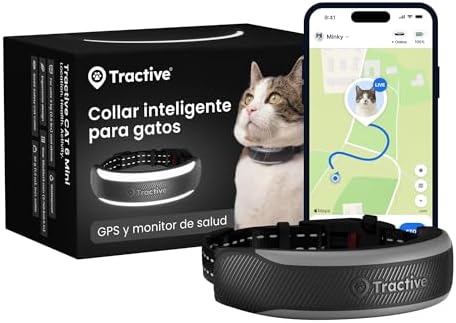 Tractive - Mini Smart Cat GPS | 2026 Edition | GPS for Cats #1 | ...