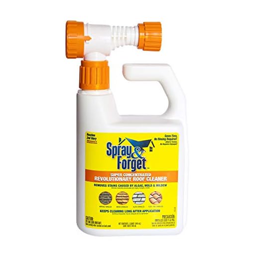 Revolutionary Roof Cleaner with Hose Adapter
