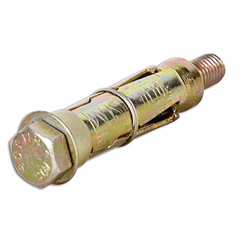 VENOM Iron Metal Wall Anchor Brass Fasteners Golden Bullet Anchor Bolt Screw (8MM, Pack of 10) (Model: LOT) - Image 4 thumbnail