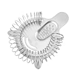 Colador de coctelera – Herramienta de acero inoxidable, resorte de alta densidad, colador profesional para cocteleras Boston, camareros en casa, bebidas de fiesta, reuniones familiares y kits