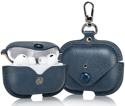 Coque AirPods Pro 3 étui de charge bleu protection antichoc LED