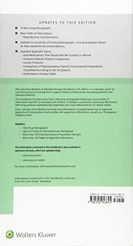 Pediatric and Neonatal Dosage Handbook