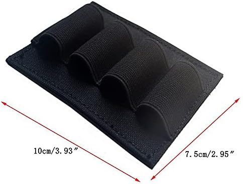 Miniatura 3 de Aekvinks 2 unidades de linterna elástica táctica militar Chemlight soporte de batería Bullet Shot Shell Pen organizador bolsa de almacenamiento