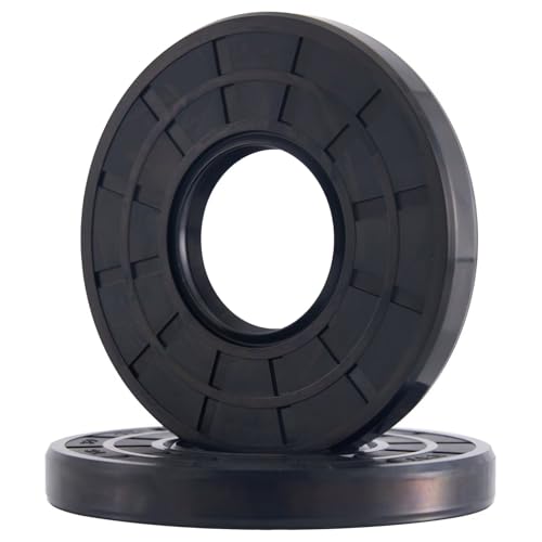 XIKE 2PCS TC 36x47x7 Oil Seal,Oil Shaft Seal,Double Lip Seals with Spring for Bearing Shaf
