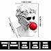 Lyxaof Greek Statue of David, Blowing Bubbles David Sculptures Home Decor Resin Sculpture of David Wearing Glasses Greek David Head Bust Statue for Bedroom Living Room Office Table Decor, White