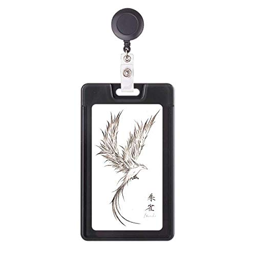 Pochette pour carte oiseau fushicho porte-badge idéal pour le bureau et transports